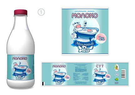 Этикетки на молоко